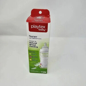 PLAYTEX Baby Nurser Drop Ins Liners 8-10 Oz Bottle with 5 Disposable Liners NEW.
